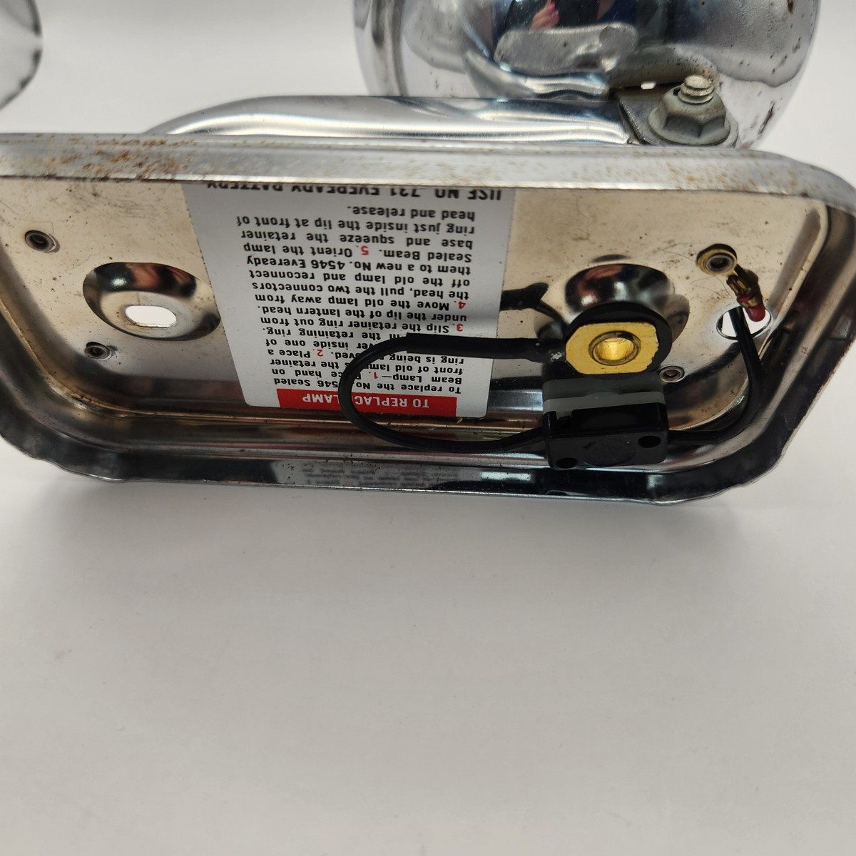 Eveready Vintage Big Jim Flashlight 6v Model 101 Battery