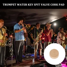 5Pcs Trumpet Corks Water Key Spit Valves Cork Pad Replacement Trumpet Cork Pads