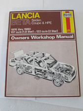 Lancia Beta Sean Coupe Hpe Owners Workshop Manual 1976-1980 Haynes 0856965332 Lancia Beta Sean Coupe Hpe Owners Workshop Manual 1976-1980 Haynes 0856965332