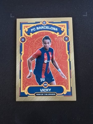 2023-24 Topps Barcelona Women Team Dragon Year Vicky Lopez Grain 11/15 Spain