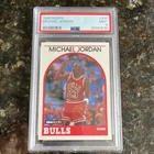 Hoops 1989-90 Michael Jordan #200 PSA 9 NBA Basketball Card Chicago Bulls
