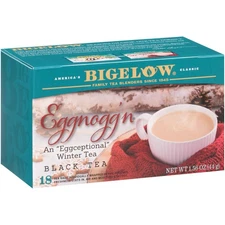 Bigelow Eggnogg n Tea 18 Count Pack of 6 Tea Bags Holiday Flavor