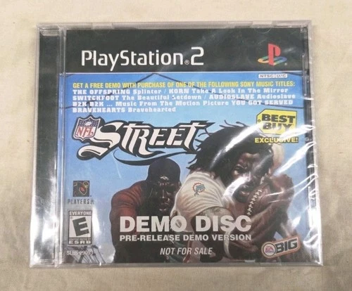 New & Sealed NFL Street Demo Disc PS2 Sony PlayStation 2 Best Buy Exclusive 2003