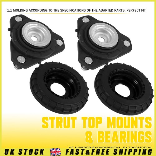 2x For Honda Civic MK8 MK9 2005-12 Front Suspension Top Strut Mounts & Bearings