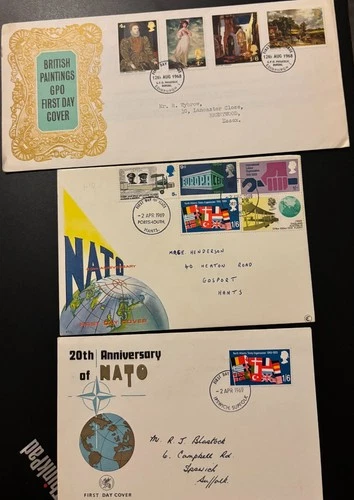 20 GB PRE-DECIMAL FIRST DAY COVERs INCLUDING PRINCE OF WALES INVESTITURE x3