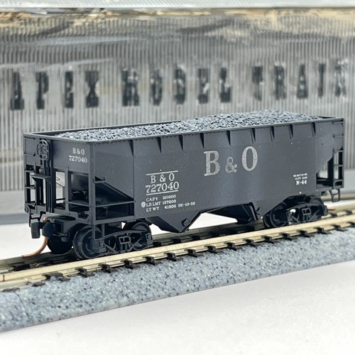 Tolva lateral desplazada Micro-Trains escala N Baltimore Ohio Twin Bay 727040 desgastada | Zustand: Used