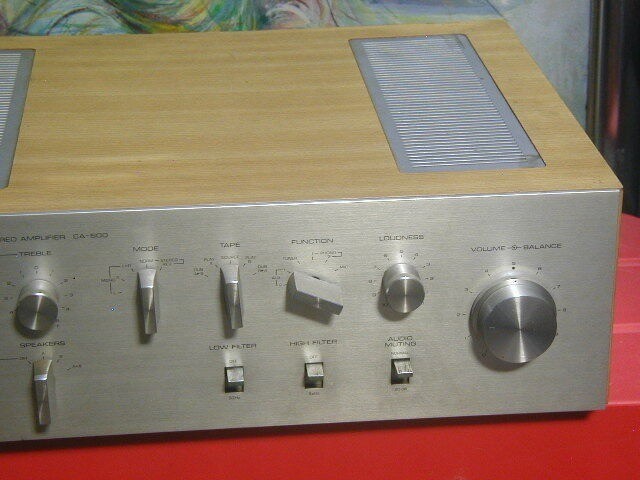 Yamaha CA-600 Integrated Stereo Amplifier Natural Sound Audio Good