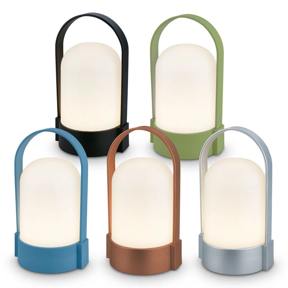 BRILONER LED Camping Lamp Rechargeable Tent Light Balcony Dimmer 1W IP44 Portable Handle