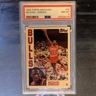 1992-93 Topps Archives #52 Michael Jordan PSA 8 Graded Basketball Card NBA 92-93