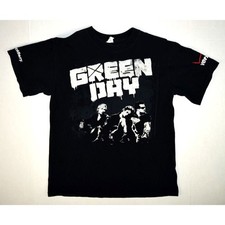 Vintage Band T-Shirt Mens S Green Day Concert Tour Shirt Blackberry Verizon 2009