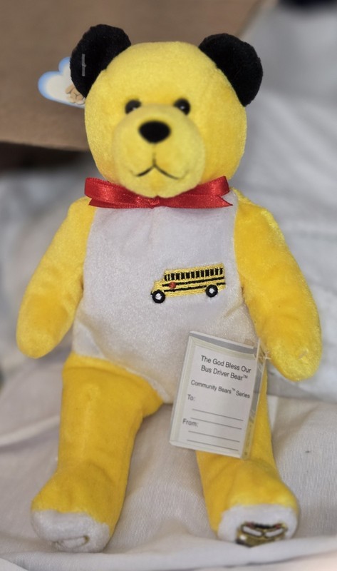 Holy Yellow School Bus Bear Never Used Just In A Box For The Last 20 Years