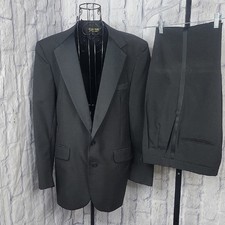 Kilburne and Finch 2 Piece Black Tuxedo Jacket and Pants 40 Inches Chest