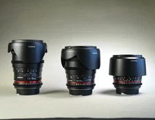 Rokinon Cine DS T1.5 Cine Lens Kit for Canon EF 24mm, 35mm, 85mm