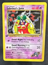 Pokémon 2000 Gym Heroes 1st Edition SABRINA'S JYNX 59/132 NM - never played on eBay