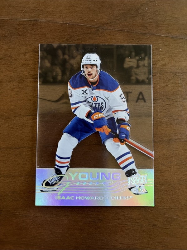 2025-26 Upper Deck Isaac Howard Young Guns Acetate #469 SSP RC