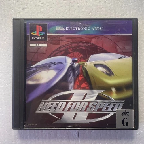 Need for Speed II 2 Sony PlayStation 1 PS1 PAL Complete with Manual Tested AUS
