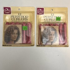 Vintage Goody 12 Perm Rod Curlers 430/3 New In Package Lot Of 2 1982 SEALED