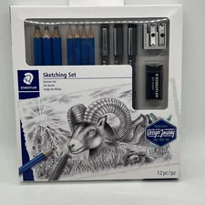 Staedtler Mixed Sketching Set Design Journey 12pc NEW
