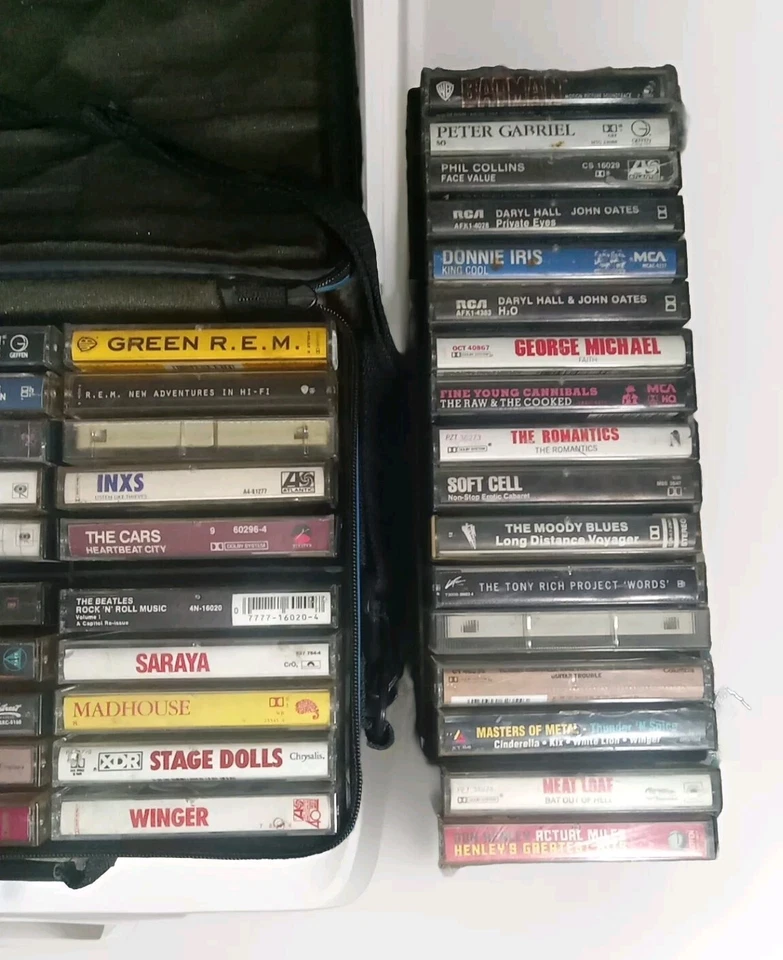 Vintage Rock 80's Cassette Tapes Lot Of 66 Pink Floyd, ACDC, Def Leppard & More - Image 3 of 4