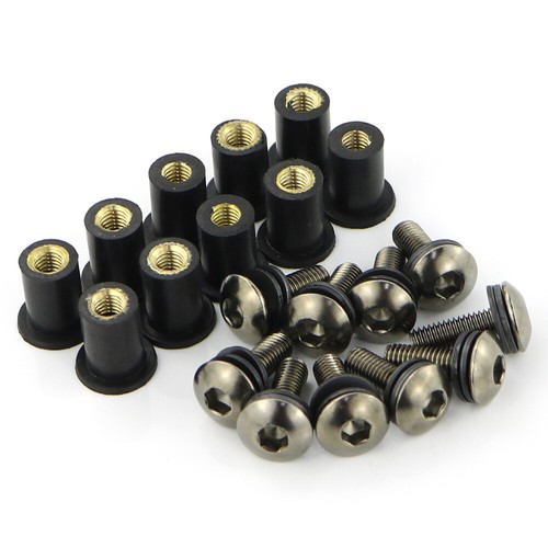 Fit For Yamaha YZ 125 250F 450F WR 400F 450F 250R 250X Windshield Bolts Screws  - Picture 12 of 15