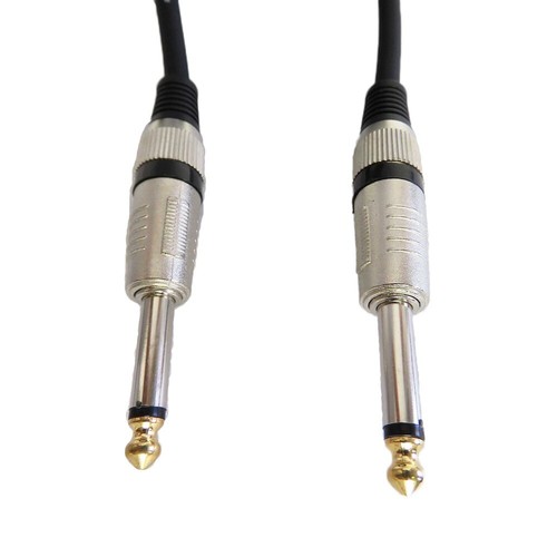 Cavo da 50 piedi 1/4" 6,35 mm maschio a 1/4" 6,35 mm maschio KTV microfono chitarra mono jack cavo - Foto 10 di 23