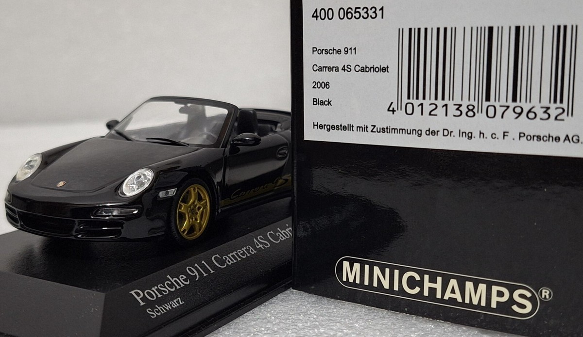 MINICHAMPSPorsche911CarreraRS 1995 黒1/43 Porsche 911 (993) Targa 1995 Black 1:43 Minichamps 430063065