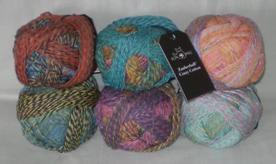 (135€/kg) 100gr Zauberball CRAZY COTTON von Schoppel 100% Baumwolle Farbverlauf - Bild 1 von 4