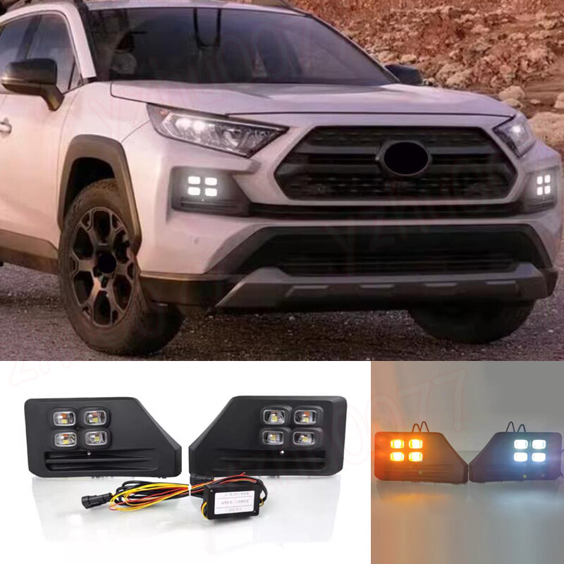 For 2019-2023 Toyota RAV4 Adventure LED Driving Lights /Turn