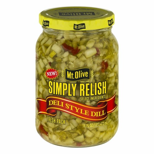 Mt. Olive Simply Relish Deli Style Dill, 16 Oz Jars (Pack of 3, Total