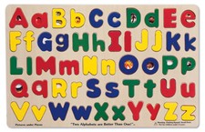 Melissa and Doug Upper Lowercase Alphabet 56 Piece Jigsaw Puzzle