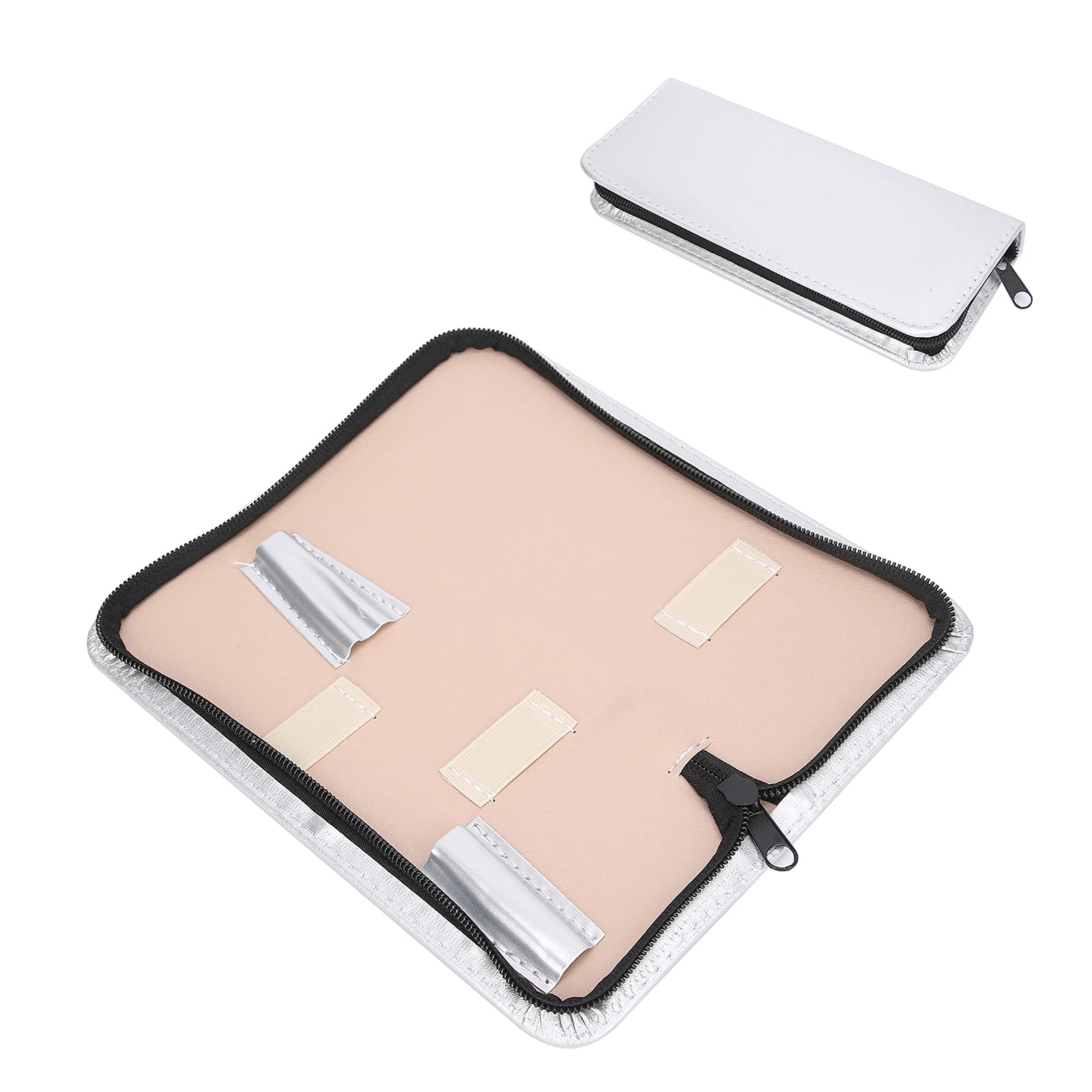 PU Leather Scissors Pouch Hair Stylist Scissor Holder Pouch Cases for Hairdre...