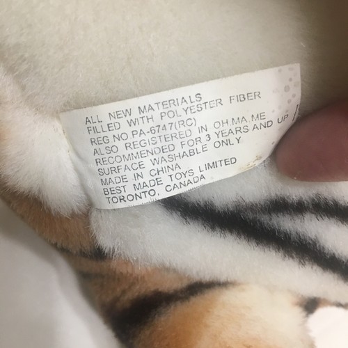 Best Made Toys Realistic Jade Tiger Plush Large Life Jumbo Stuffed Animal W/ Tag - Picture 10 of 11