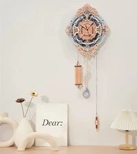 ROKR 3D Wooden Puzzles for Adults-DIY Wall Quartz Clock Kits Jigsaw Gifts 