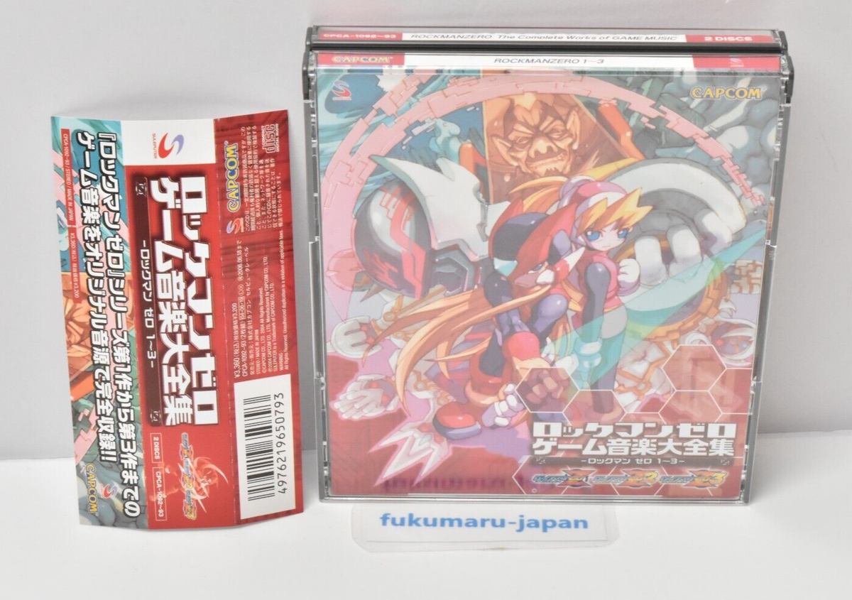 Mega Man Zero series Rockman Zero 1-3 Complete Works CD Game Music