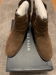 cole haan alayna slouch suede bootie