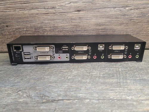 TRIPP LITE 2 Port Dual Display KVM Switch B004-2DUA2-K No Power Adapter - Picture 2 of 3
