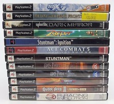 PS2 Games Lot Bundle of 12 SSX3 Medal Of Honor Zapper Symphony Filter Stuntman..