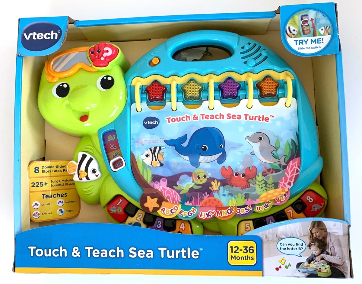 VTech Touch & Teach Sea Turtle Interactive Learning Book for Kids