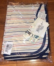 Kickee Pants Bamboo Everyday Heroes Multi Stripe Swaddling Blanket Swaddle New