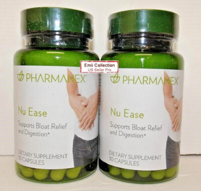 Nu Skin Nuskin Pharmanex Nu Ease (Digestive) 30 Capsules Sealed (2 Bottles)