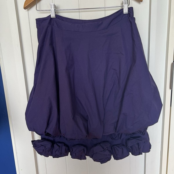 Vintage 80s Cooper by Trelise Ida Buttrose Bubble Rose Double Layer Skirt Sz10