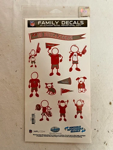 Tampa Bay Buccaneers Family Decals By Siskiyou Sports