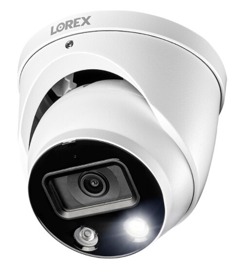 New Lorex 4K Ultra HD Dome Deterrence IP Camera E892DD Smart Motion Detection New Lorex 4K Ultra HD Dome Deterrence IP Camera E892DD Smart Motion Detection