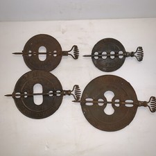 Antique Griswold Stove Dampers 5,6,7,8” 8” Has A Crack See Pics E41
