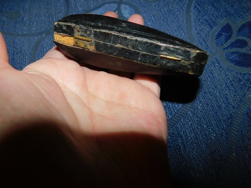 ANTIQUE CHEROOT HOLDER IN CASE AMBER MEERSCHAUM & CHESTER SILVER BAND 1896 KB - Picture 8 of 9