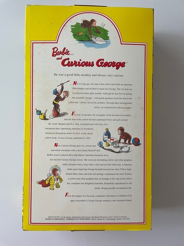 Barbie 2000 Barbie and the curious George Fabriqué en Indonésie** - Imagen 6 de 7