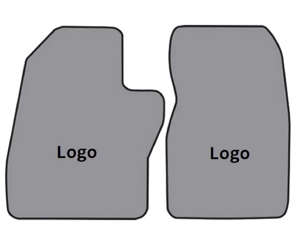 Alfombrillas delanteras Cutpile ACC 1988-1996 Ford F-150 Ford Logo 2 piezas Foto 4 de 4