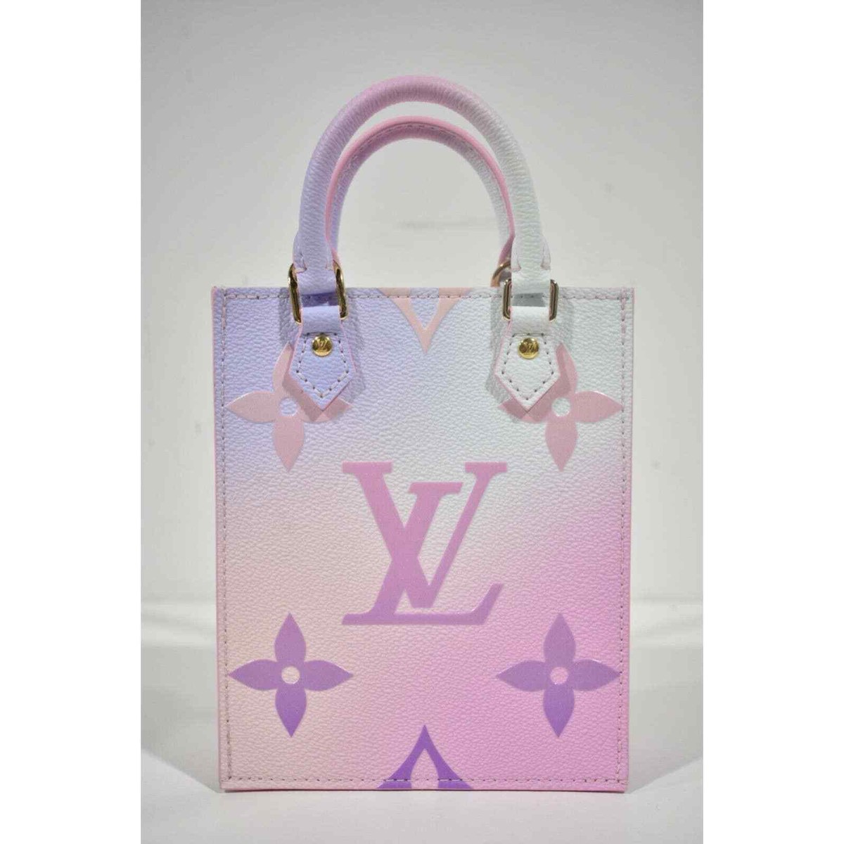 Louis Vuitton Petit Sac Plat Sunrise Pastel Monogram Logo