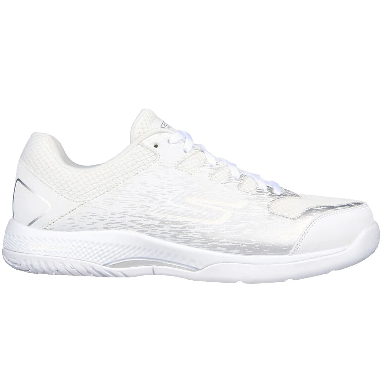 SKECHERS White Solid Athletic Shoes for Women