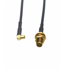 RF Cable MMCX Female RA to RP-SMA Female nut bulkhead RG316 6"~10FT FPV antenna